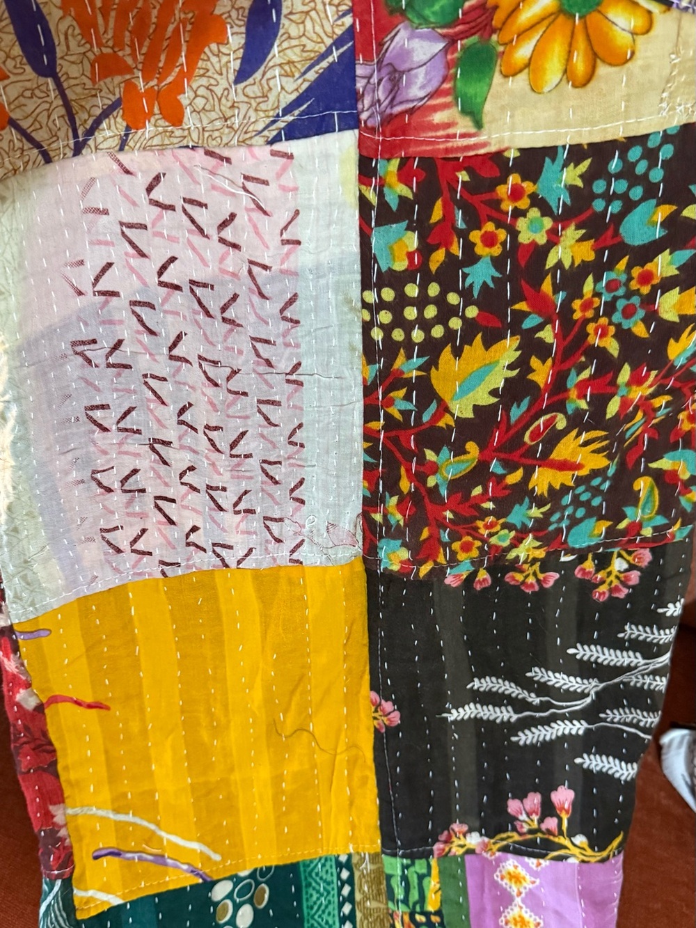 Patchwork pants NWOT - Picture 3 of 4